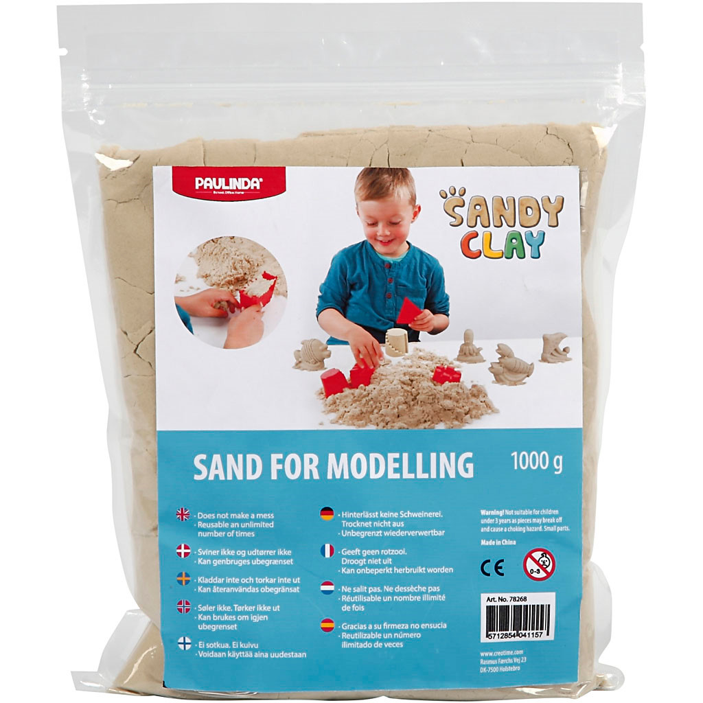 Sandy Clay , natur, 1kg
