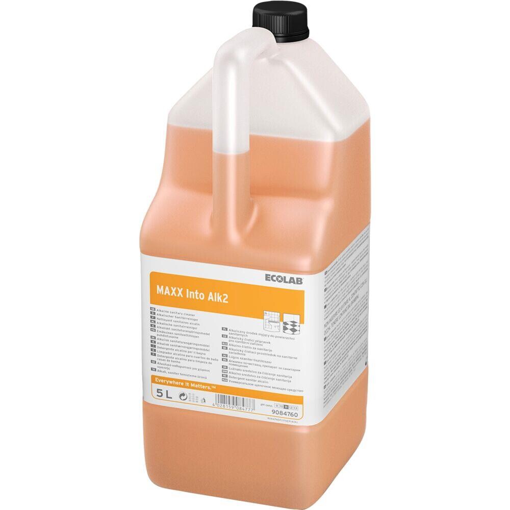 Sanitetsrengøring - Ecolab MAXX Into Alk2 5L - Alkalisk, med farve og parfume - 2 stk