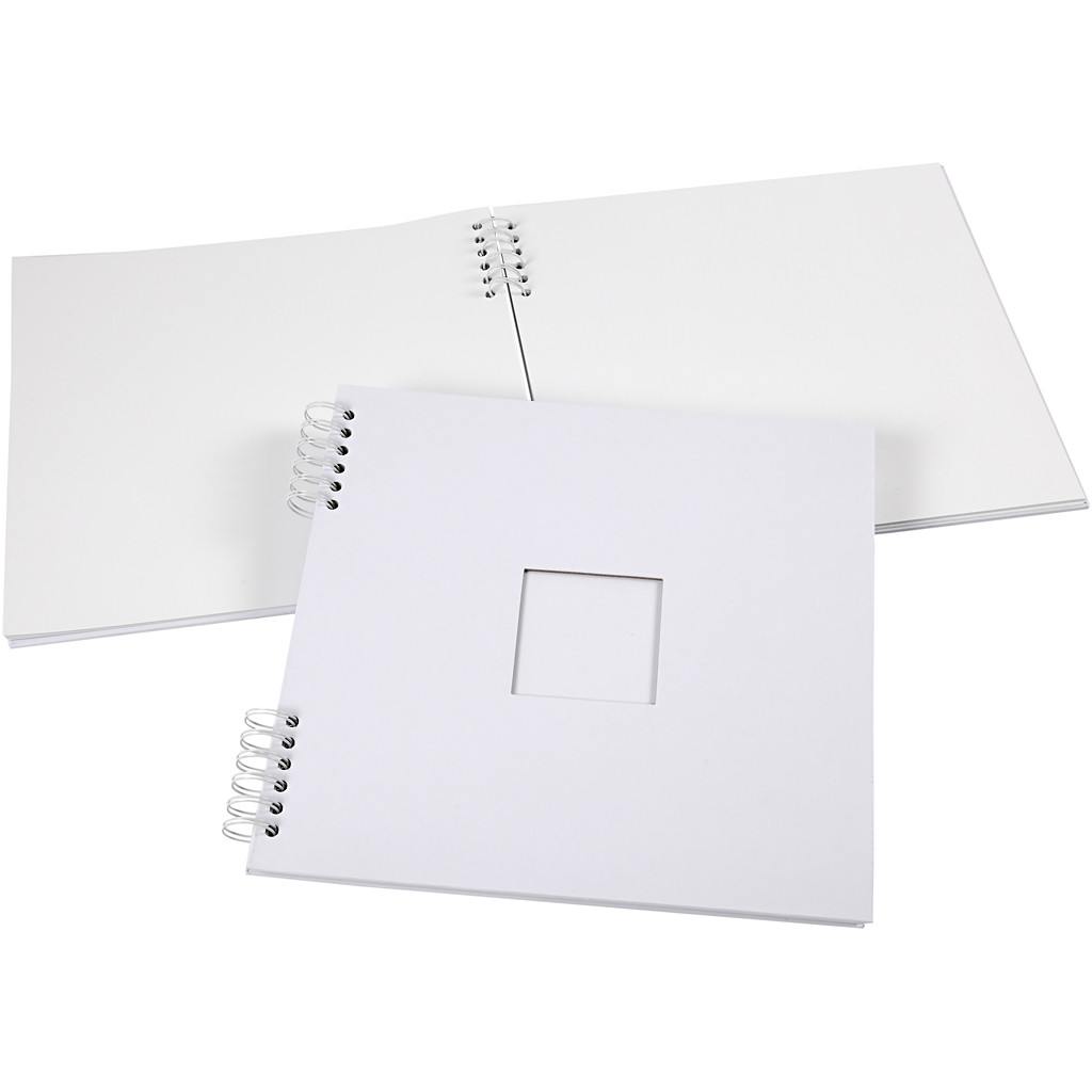 Scrapbog med spiral størrelse 30,5 x 30,5 cm | 250 gram