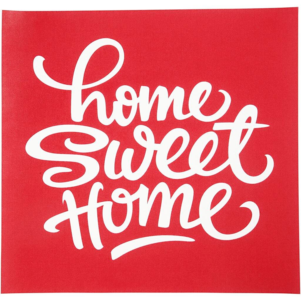 Stencil Screen ark 20 x 22 cm | home sweet home