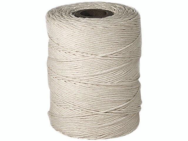 Sejlgarn bomuld hvid - 1,2 mm x 225 meter