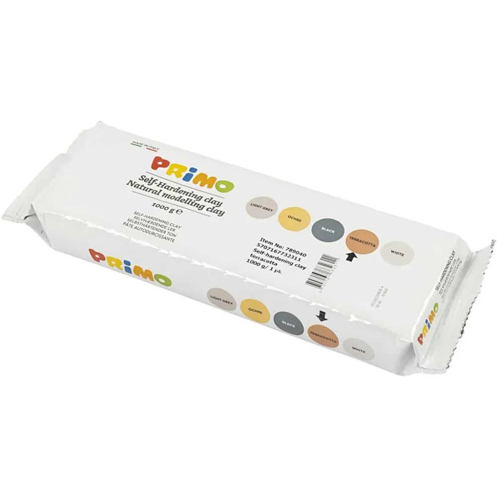 Selvtørrende ler terrakotta - 1000 gram