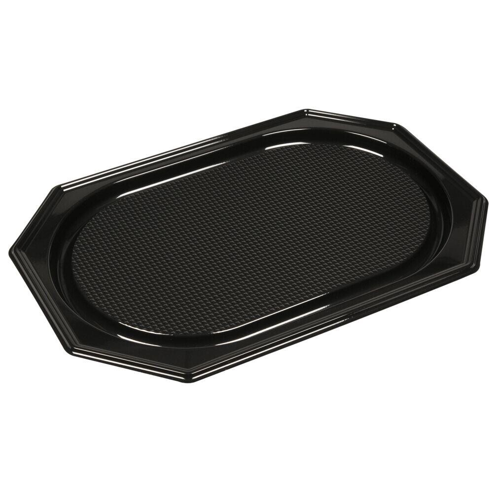 Serveringsfad, ABENA Cater-Line, 45,5x30,2x2,2cm, sort, RPET, mellem - 50 stk