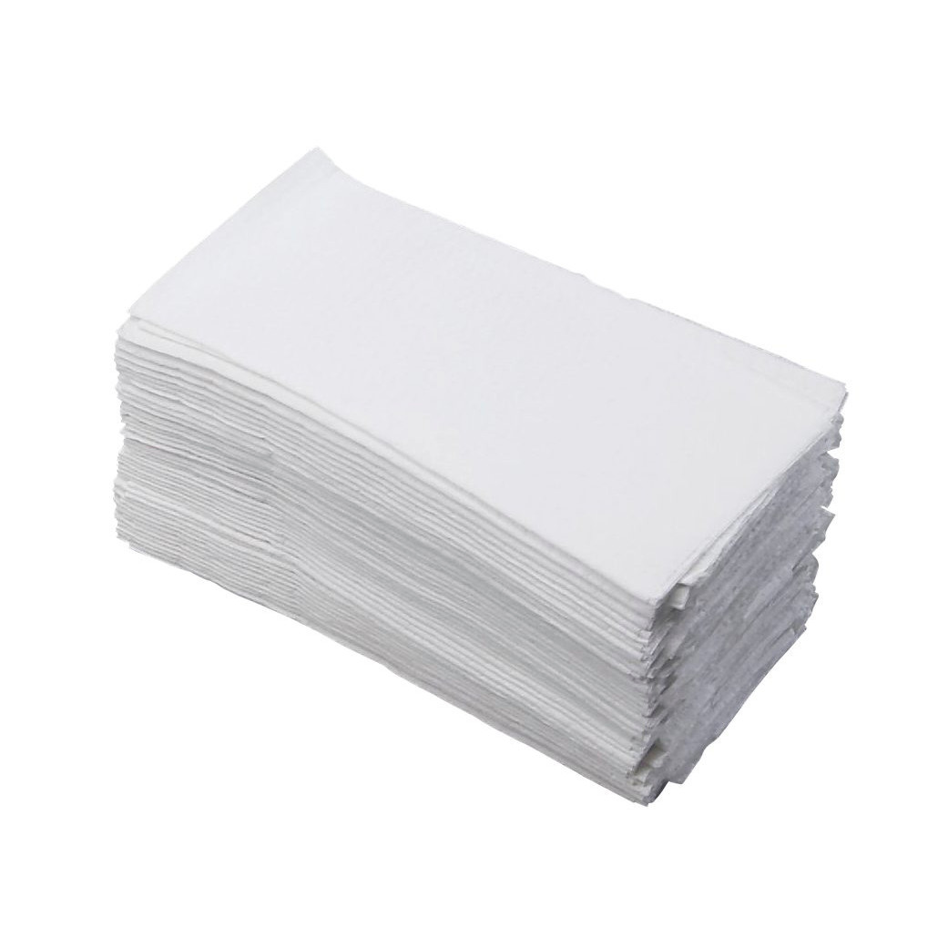 Serviet - 1-lags 1|8 fold hvid 33x33cm - 500stk