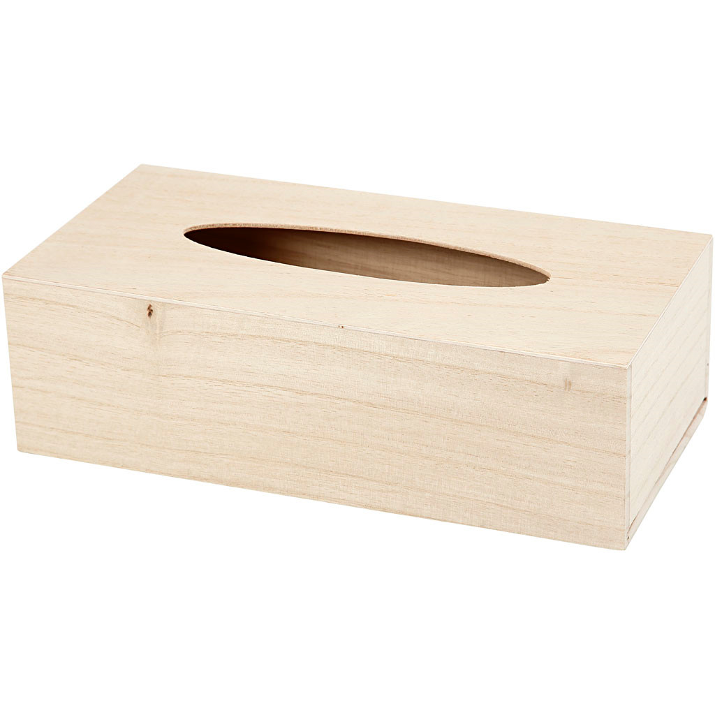 Servietbox størrelse 27 x 14 x 8 cm | kejsertræ