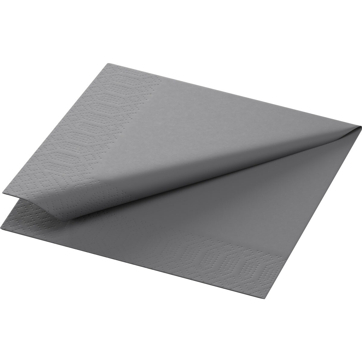Servietter - Duni 168402 - 3-lags - Granitee Grey - 24 cm - 2000 stk.