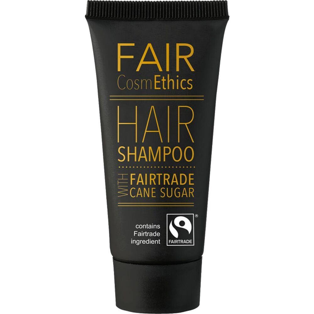Shampoo - Fair Cosmethics - 30 ml - Sort - Fairtrade - 143 stk
