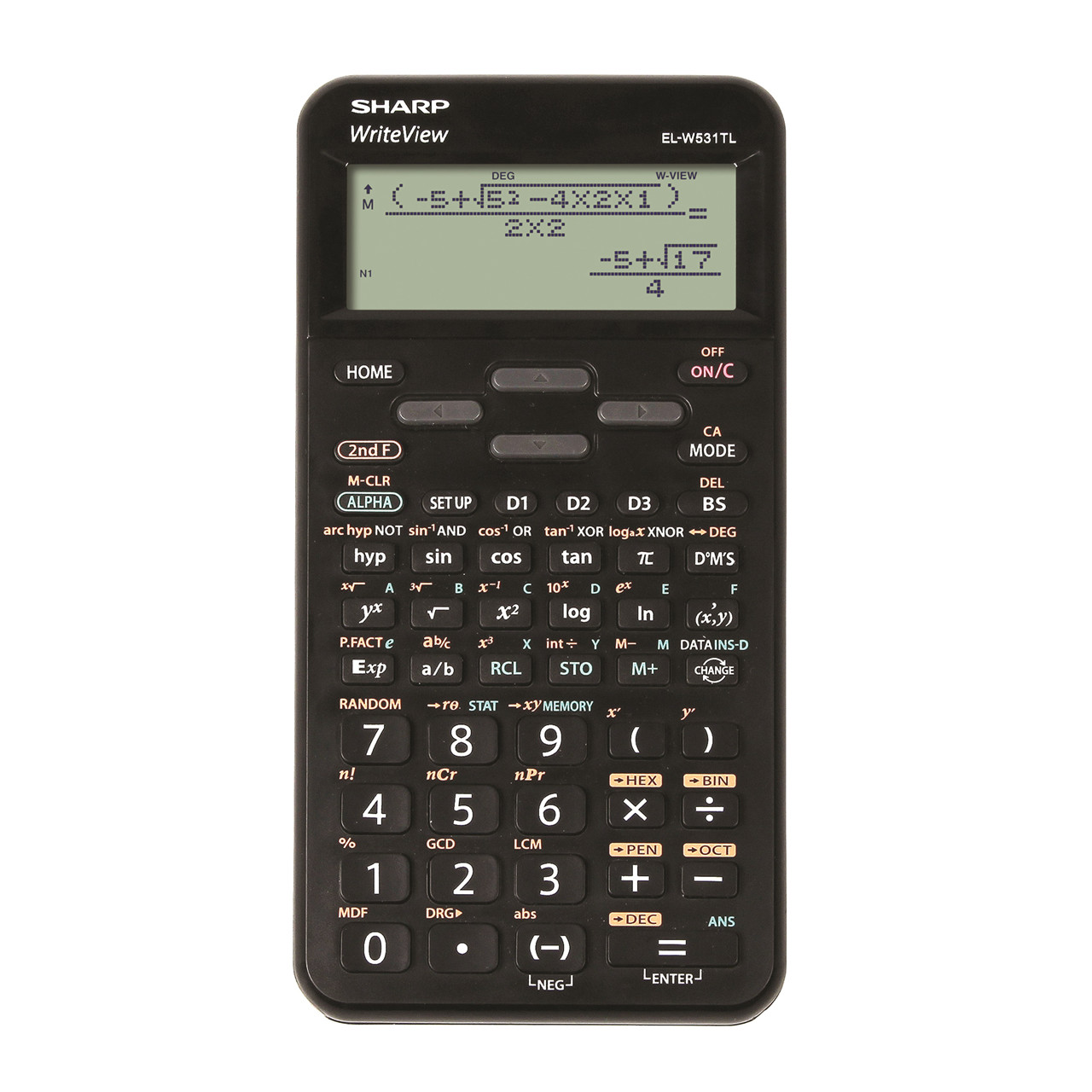 Sharp scientific calculator EL-W531TL sort