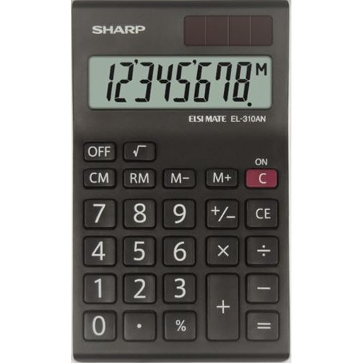 Billig lommeregner Sharp EL-310AN - Bordregner