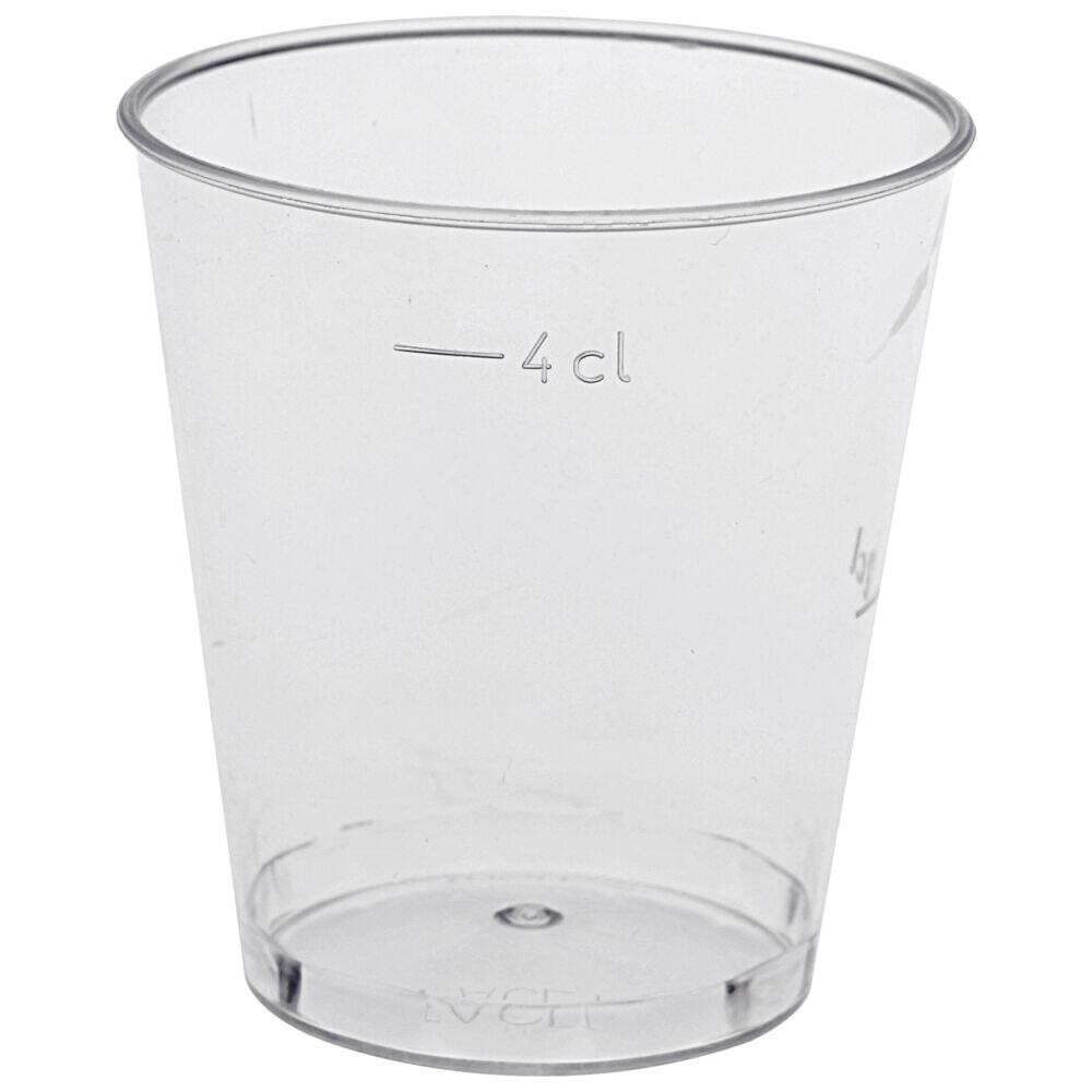 Shotglas, ABENA Gastro, 5cm, Ø4,5cm, 4 cl, 5 cl, klar, PS - 1000 stk