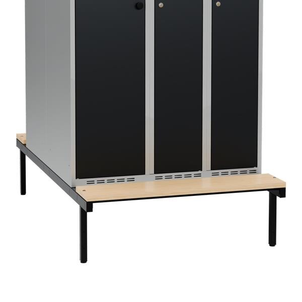 Siddebænk birk, dobbel 1000x1100mm