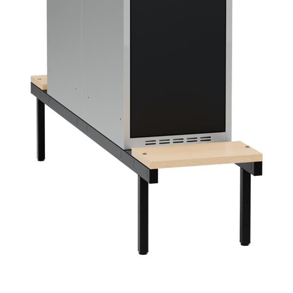 Siddebænk birk, dobbel 400x1100mm