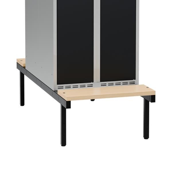 Siddebænk birk, dobbel 600x800mm