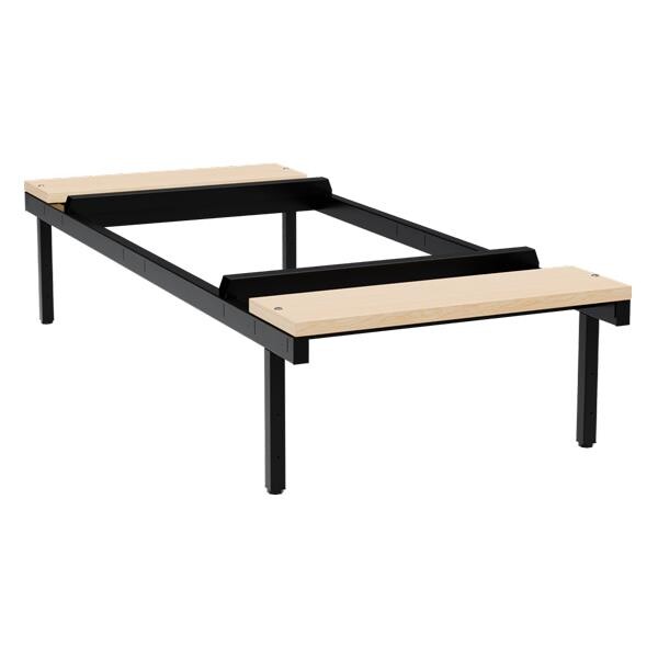 Siddebænk birk, dobbel 700x1100mm