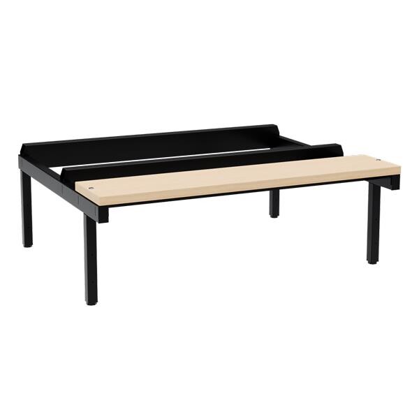 Siddebænk birk, enkel 1000x550mm