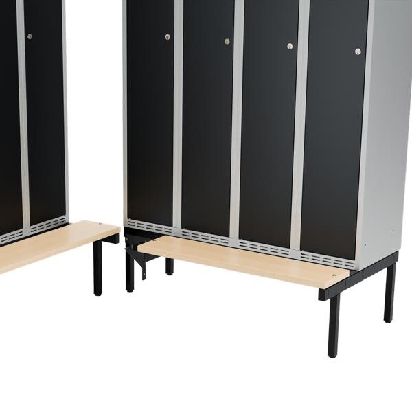 Siddebænk birk, hjørne 1200x400mm