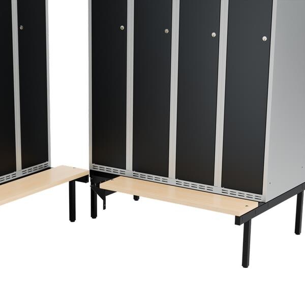 Siddebænk birk, hjørne 1200x550mm