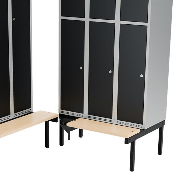 Siddebænk birk, hjørne 900x400mm
