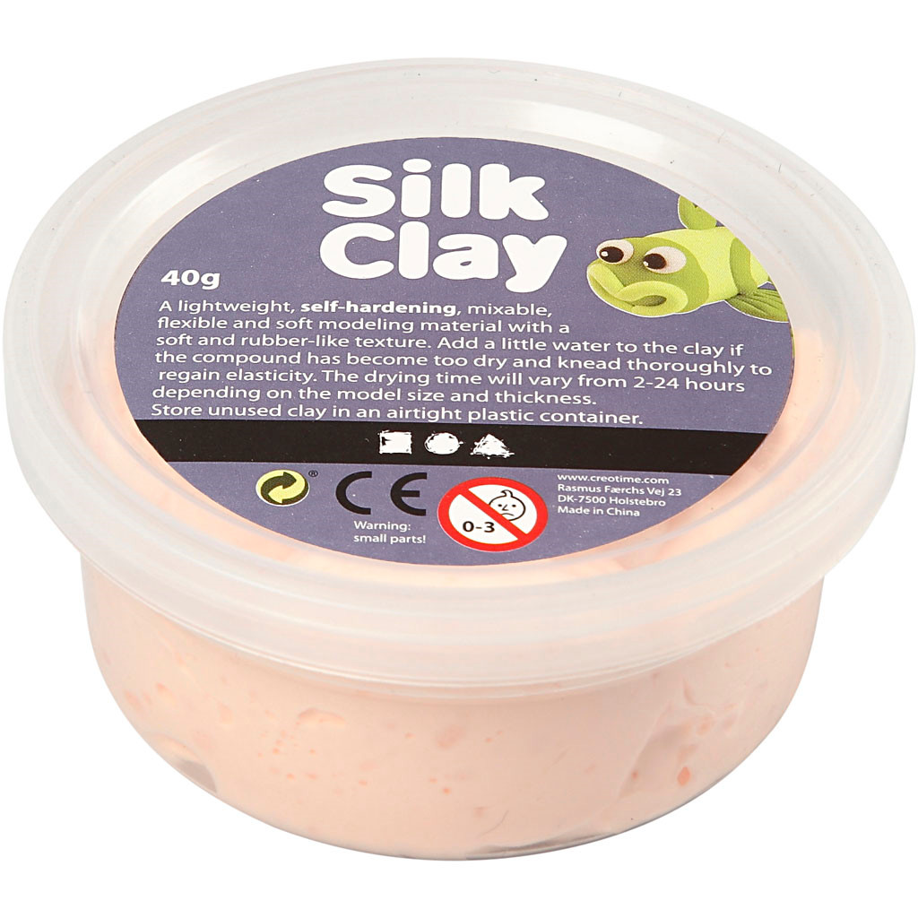 Silk Clay lys hudfarvet - 40 gram