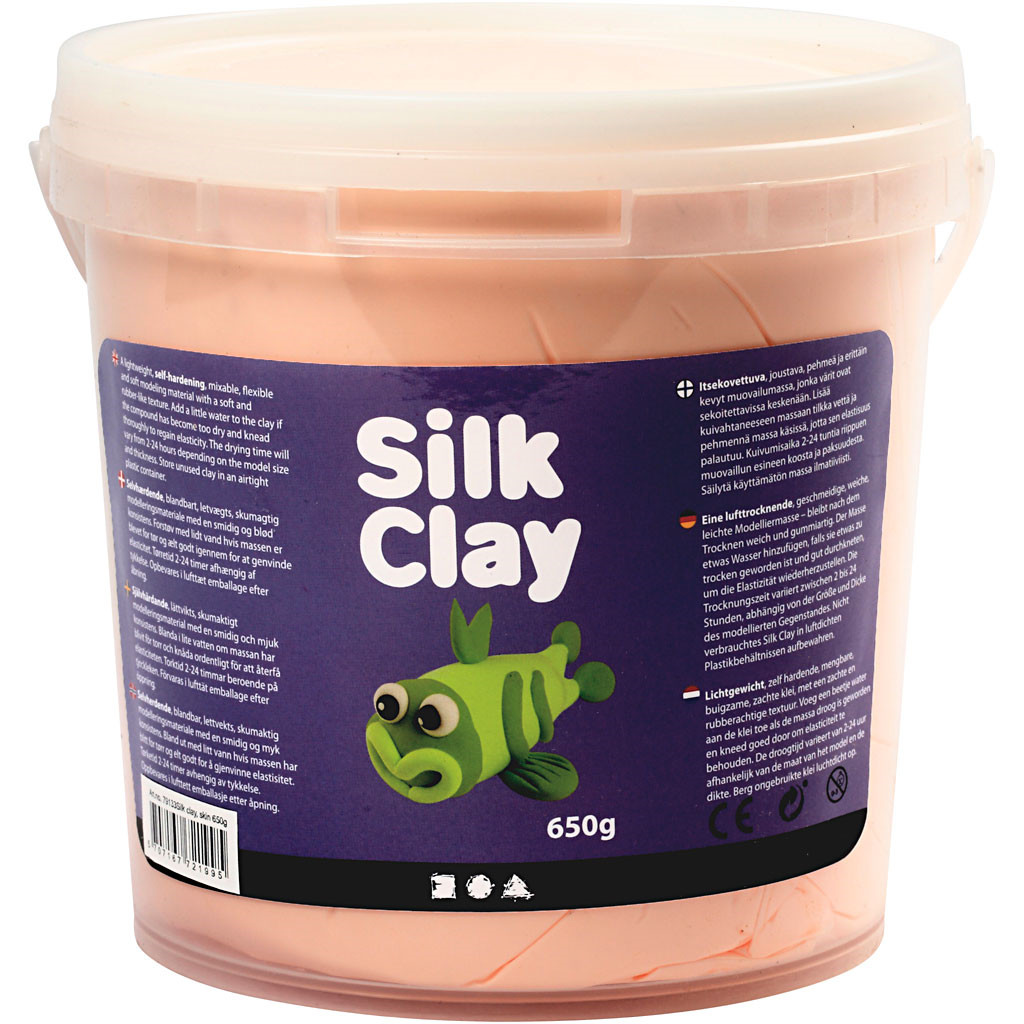 Silk Clay lys hudfarvet | 650 gram