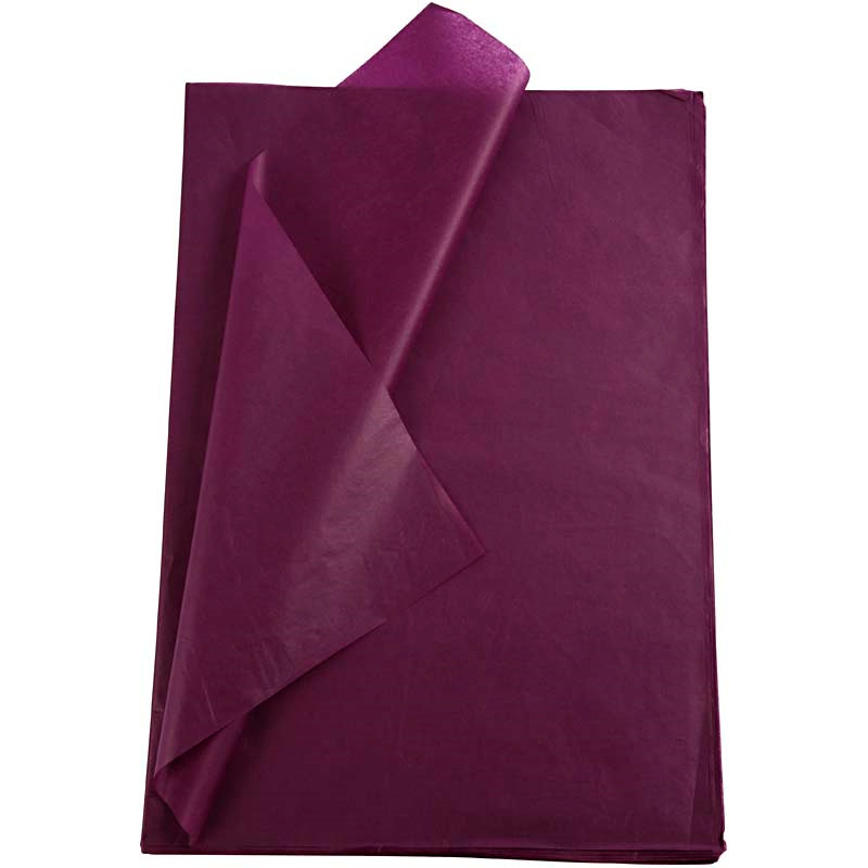 Silkepapir violet 50 x 70 cm - 25 ark