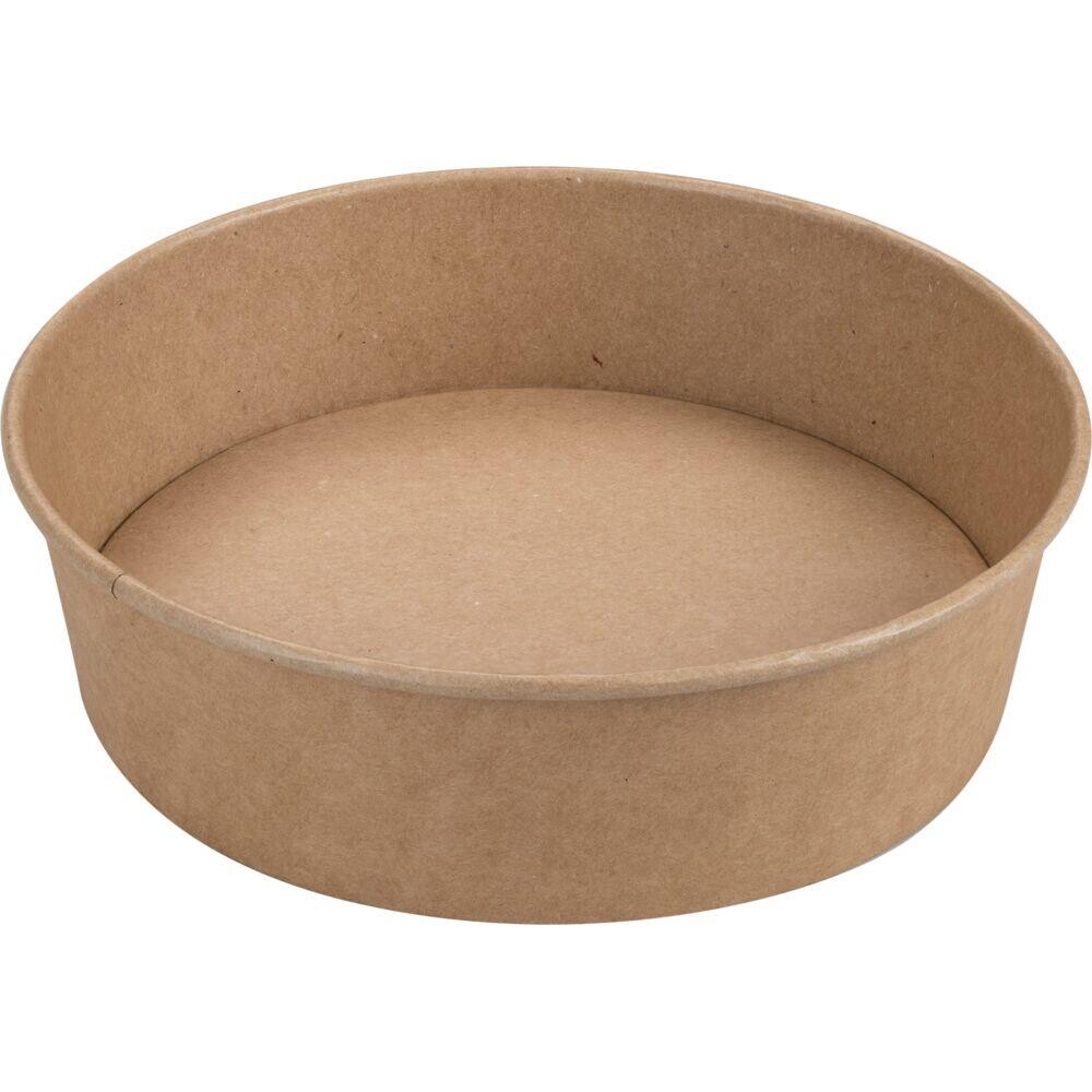Skål, ABENA Gastro, 5,1cm, Ø18,7cm, 900 ml, brun, pap/PE - 300 stk