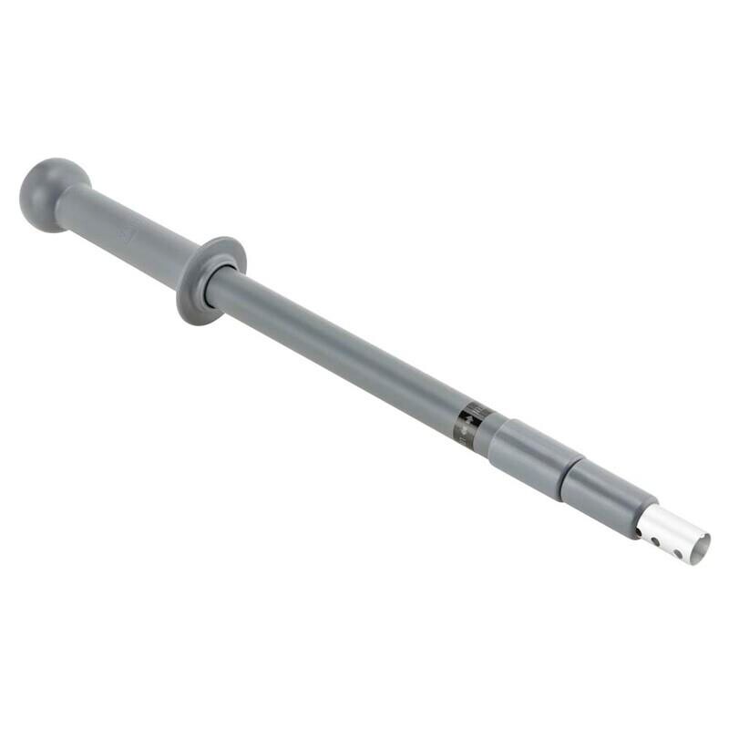 Skaft, Vikan, mini teleskop, grå, Ø29mm, skaftlængde: 575mm, forlænges op til 1390mm