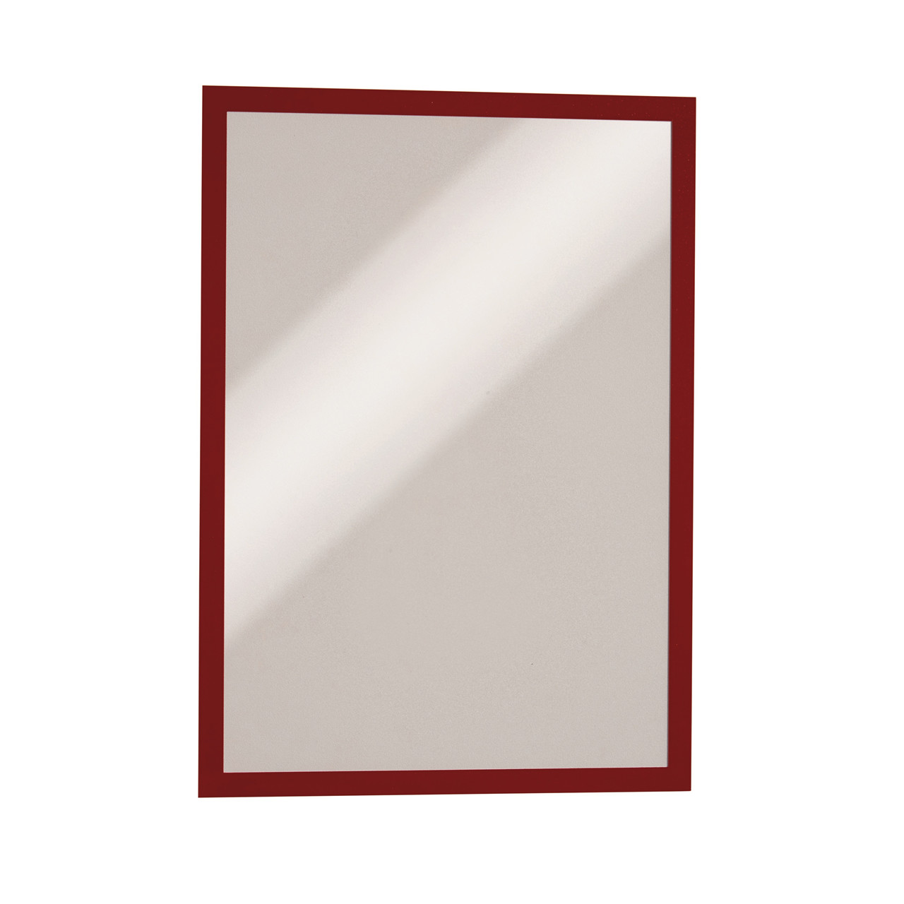 Skifterammer - A3 DURAFRAME MAGNETIC med rød ramme - 5 stk.