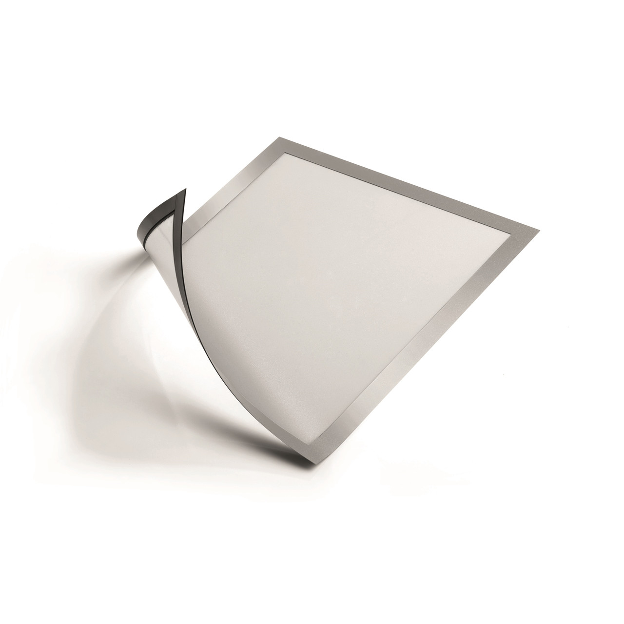 Skifterammer - A4 DURAFRAME MAGNETIC med sølv ramme - 5 stk.