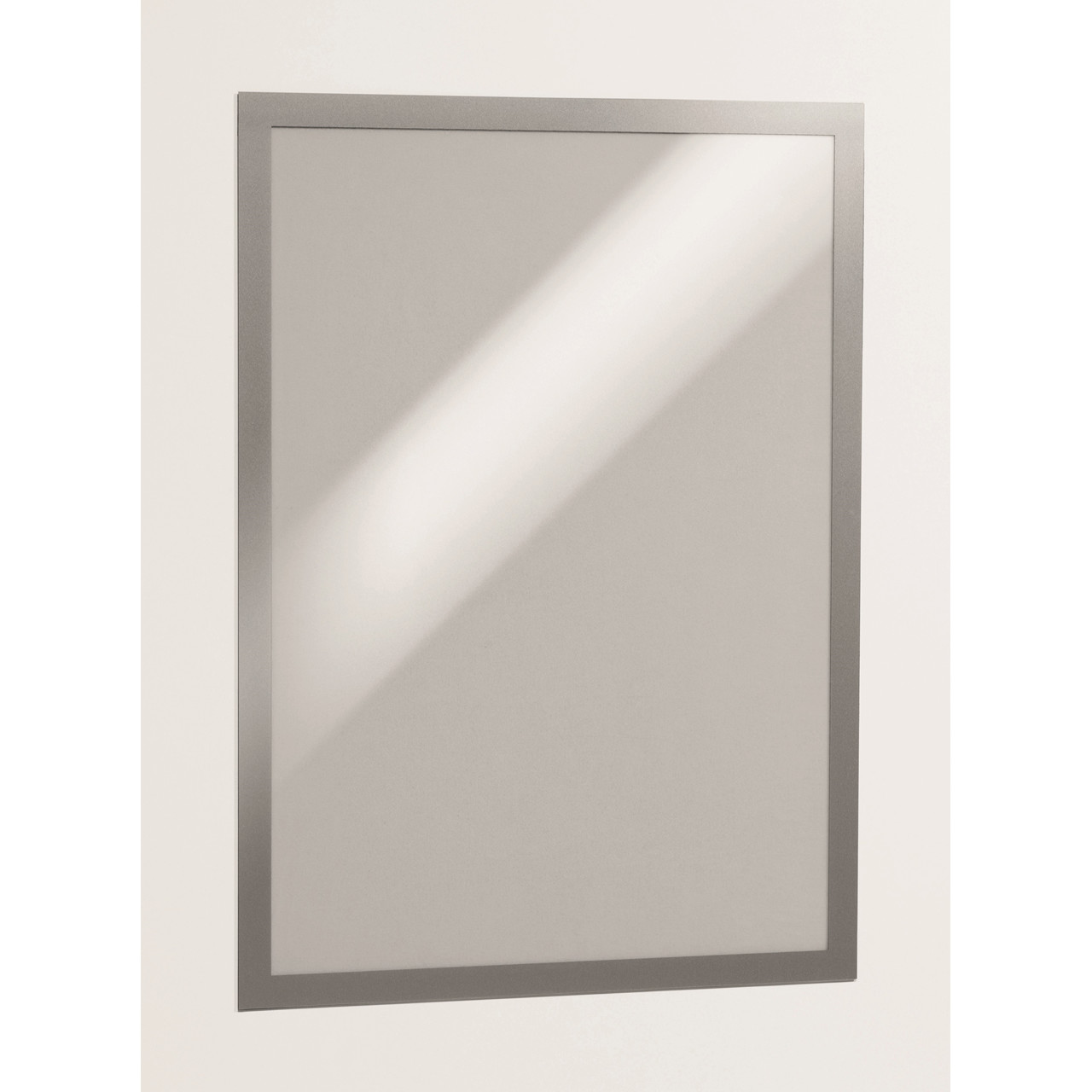 Skilt DURAFRAME selvklæbende A3 m/sølv ramme 2stk/pak
