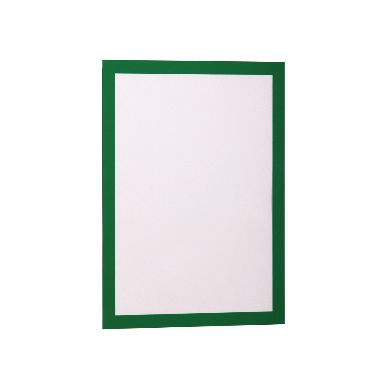 Skifteramme - selvklæbende A4 DURAFRAME med grøn ramme - 2 stk.