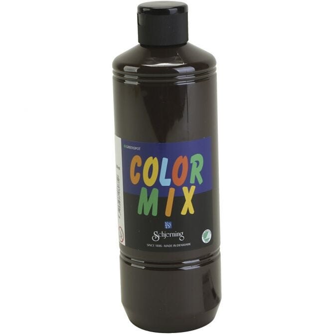 Skole lasurmaling, brun, 500 ml