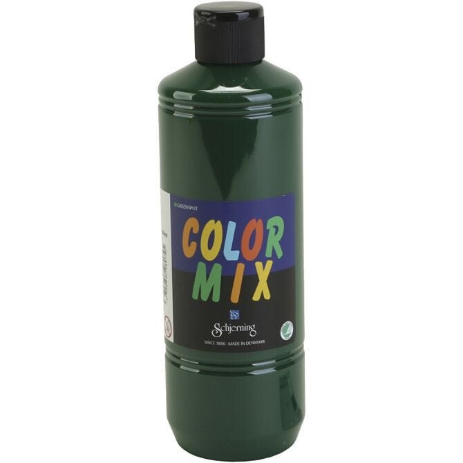 Skole lasurmaling, grøn, 500 ml