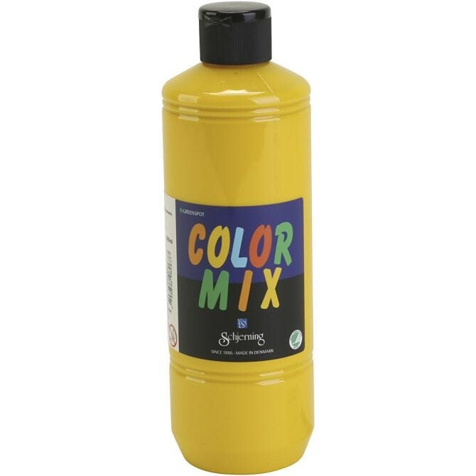 Skole lasurmaling, gul, 500 ml
