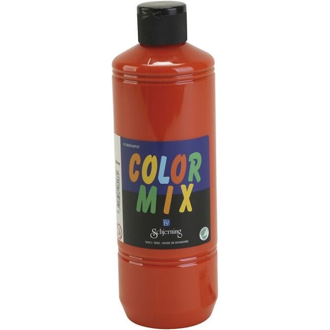 Skole lasurmaling, orange, 500 ml