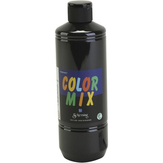 Skole lasurmaling, sort, 500 ml