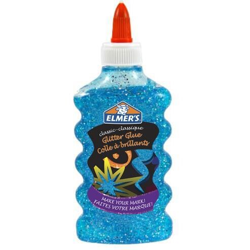 Elmers lim glitter blå 177ml