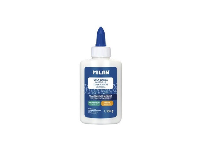 Skolelim - Milan Flaske - 100 ml - Hvid