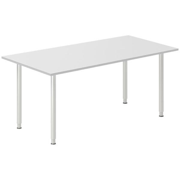 Skrivebord DNA, Lysgrå 1600x800 mm I-ben/Alugrå