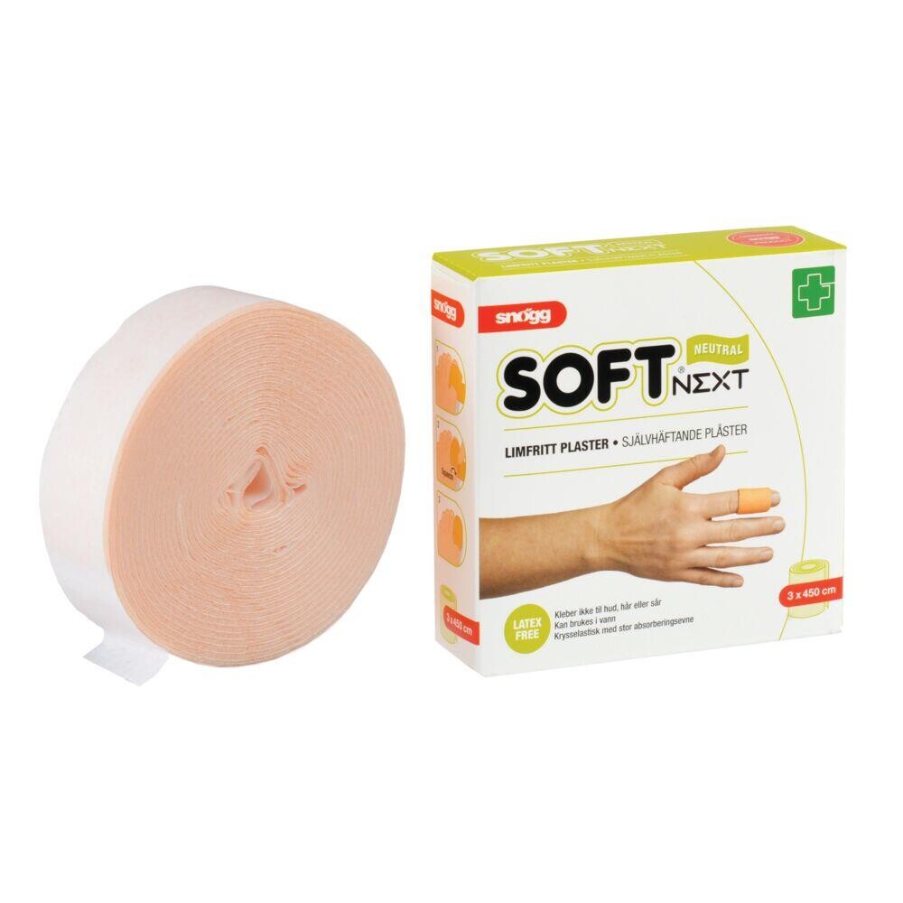 Skumforbinding - Soft Next - 3 cm x 4,5 m - Selvhæftende - Latexfri - Beige