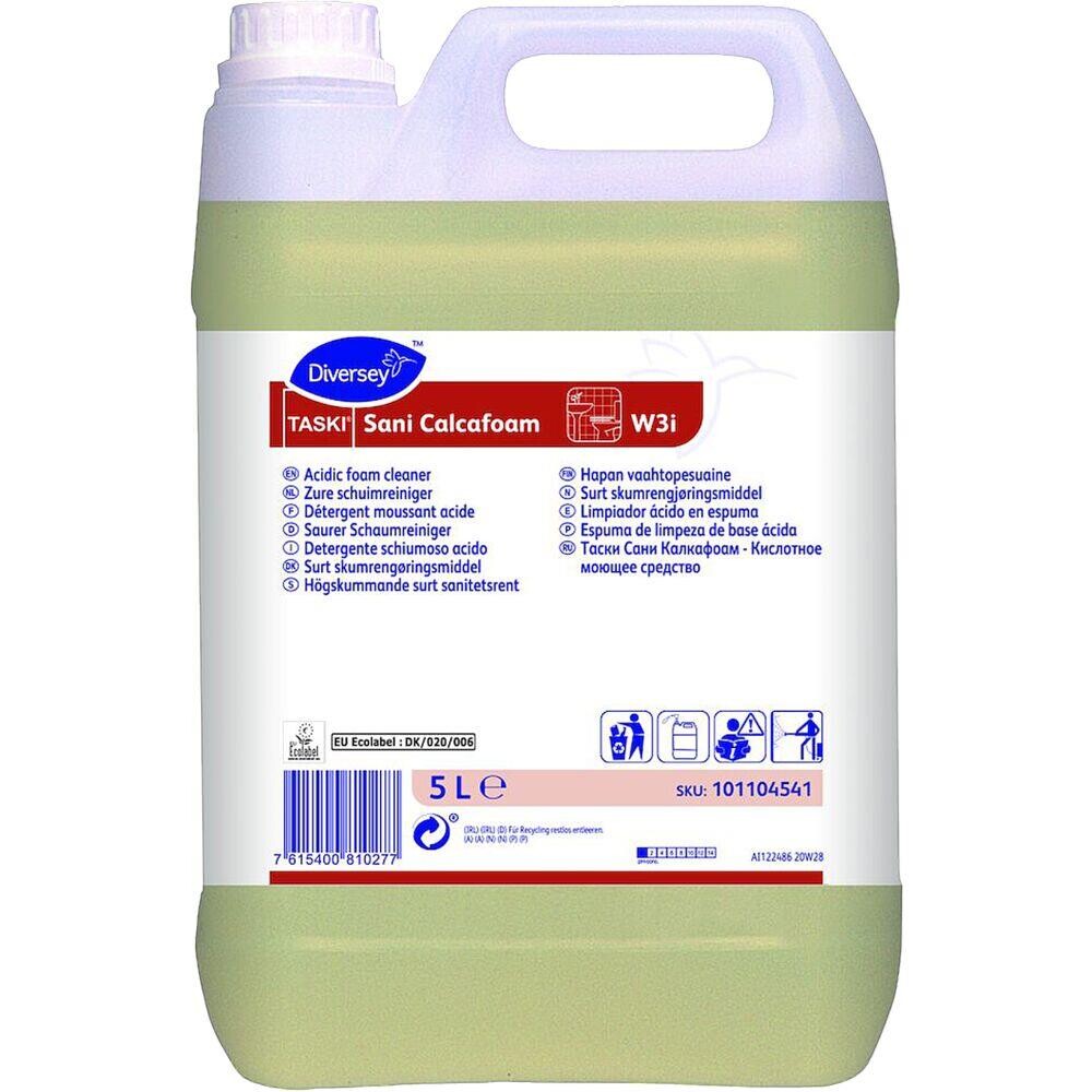 Skumrengøring - Diversey TASKI W3i - Sur/afkalkende - Uden klor, farve, parfume - 5 L - 2 stk