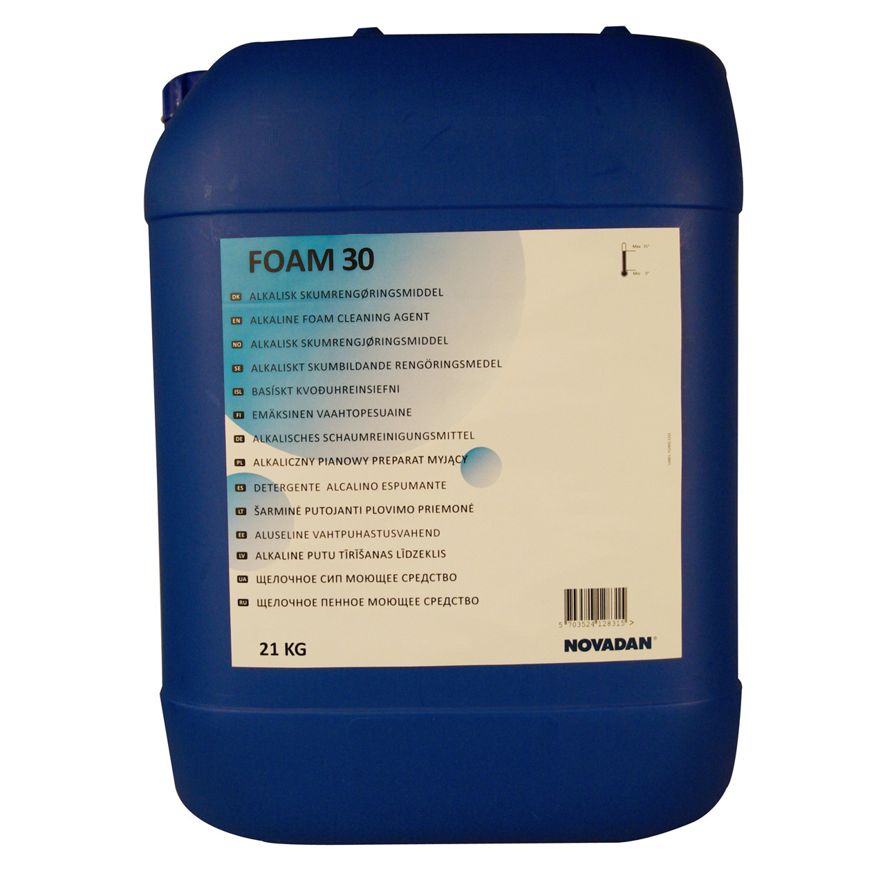Skumrengøringsmiddel - Novadan Foam 30 - 21 kg