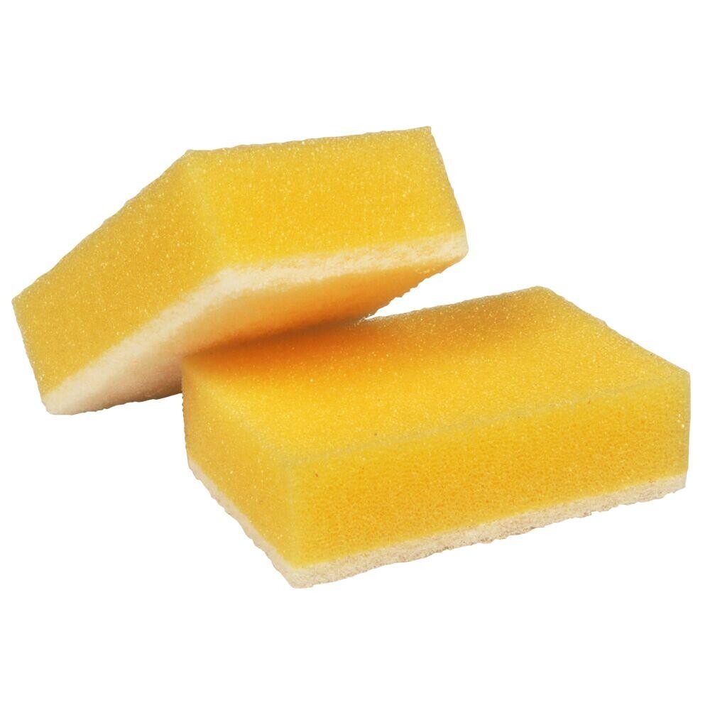 Skuresvamp, 6x9,1x2,8cm, hvid, polyester/polyether, fin skureeffekt - 10 stk