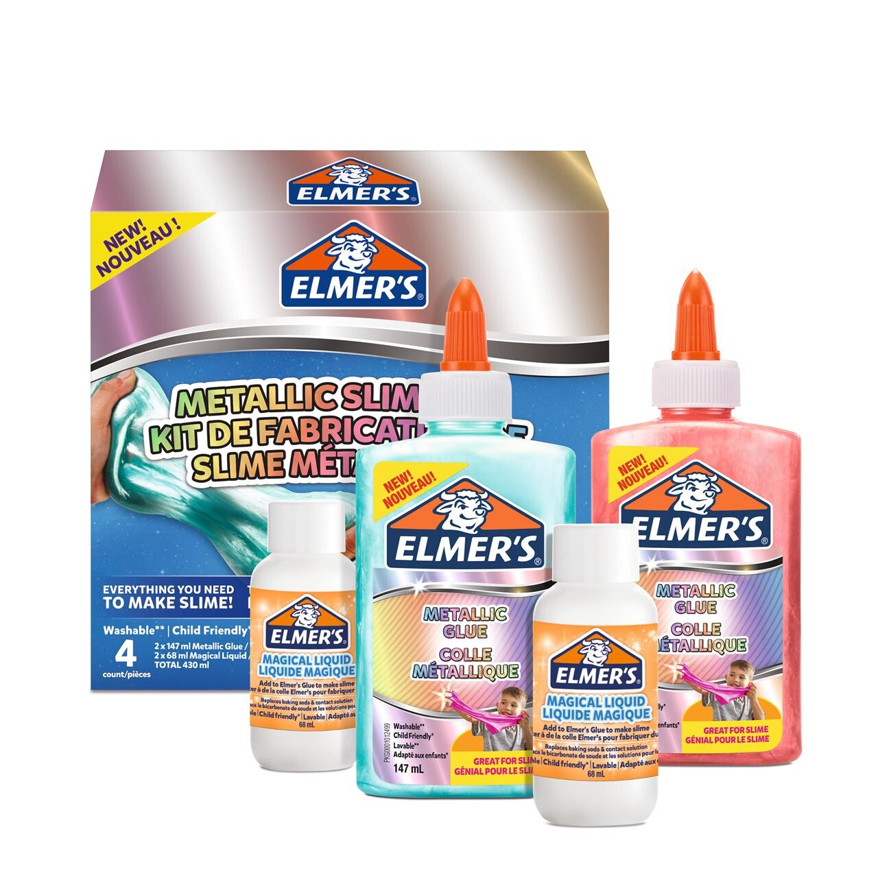 Elmers slime kit Metallic