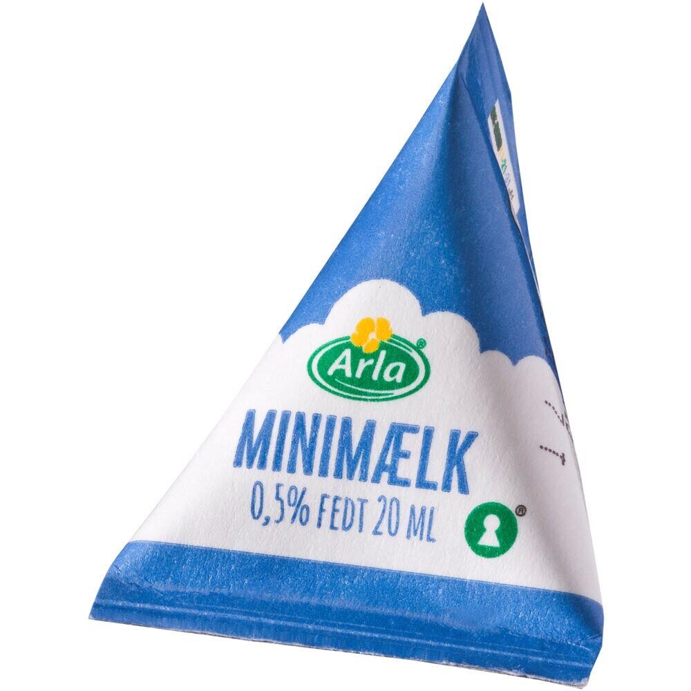 Mælk til kaffe - Arla 0,4 % - 20 ml - 100 stk
