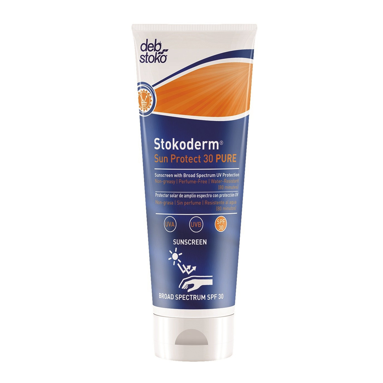 Stokoderm Sun Protect 30 Pure Solcreme SPF-30 - 100 ml tube