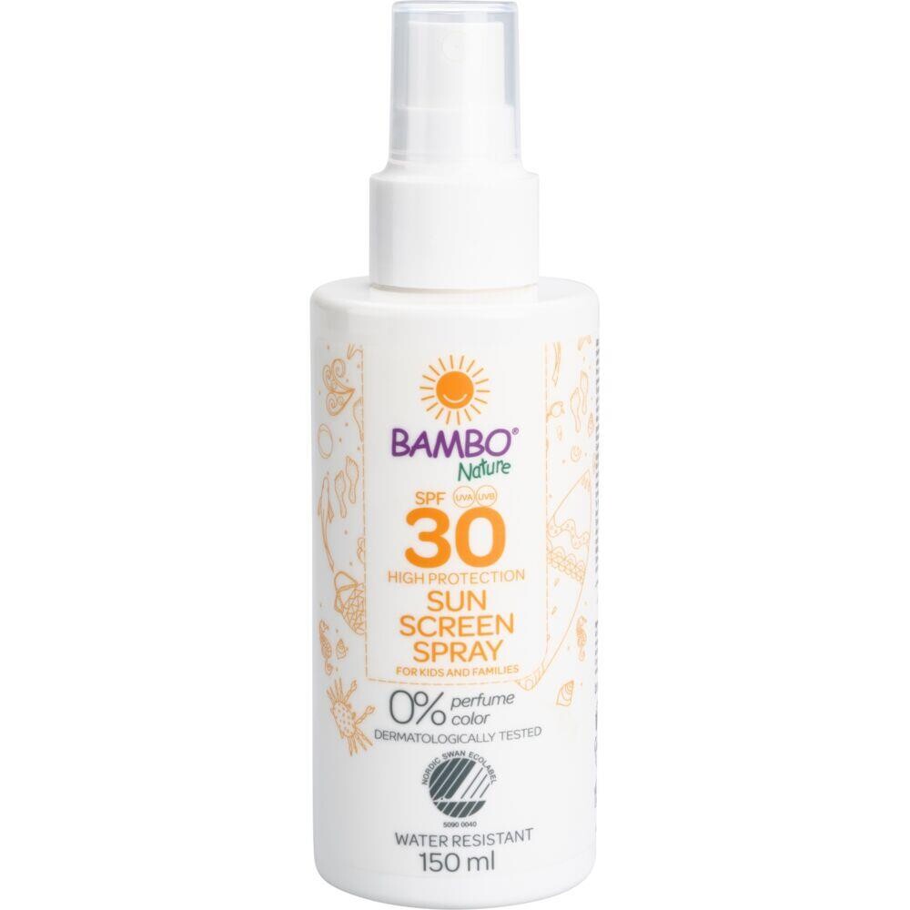 Solspray - Bambo Nature SPF30 - Uden parfume - 150 ml - 6 stk