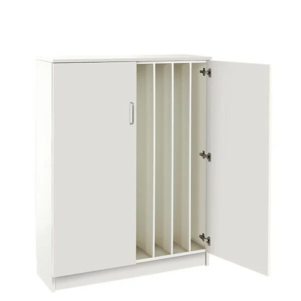 Madrasskab - Sova til 8 madrasser - Hvid laminat - 1370x1000x340mm