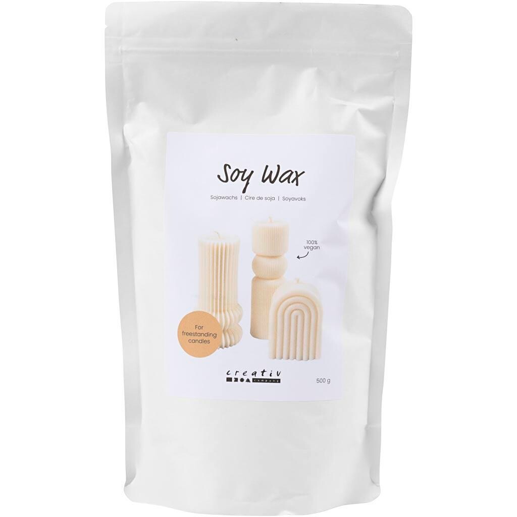 Soyavoks, Til fritstående lys, creme, 500 g