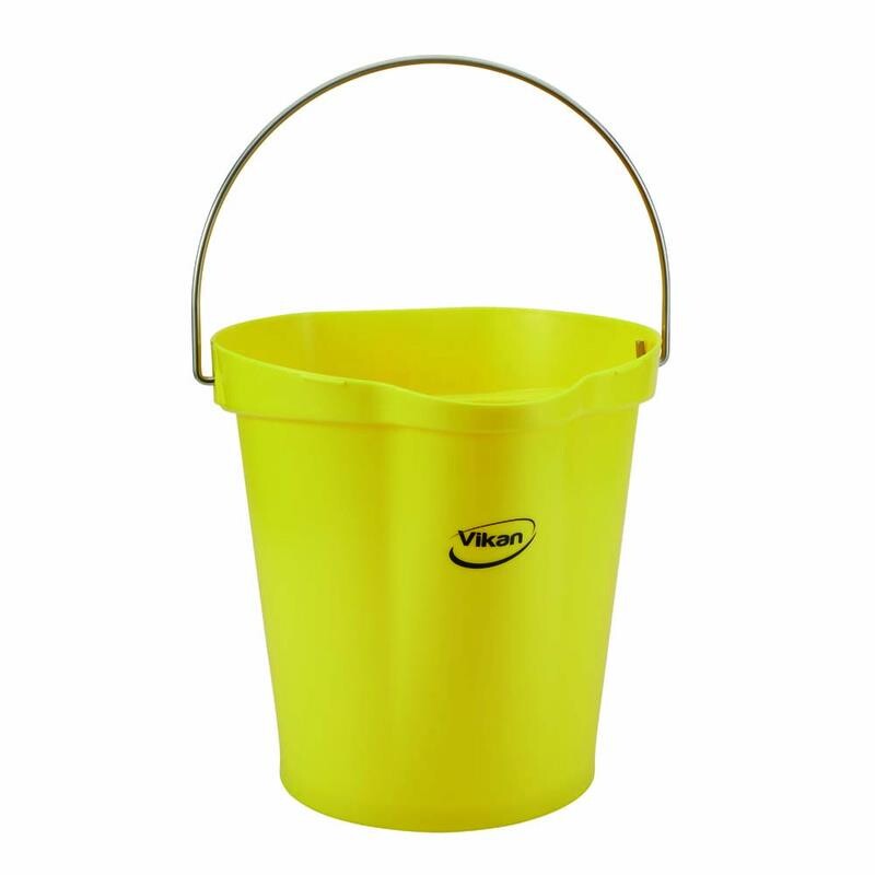 Spand, Vikan, med hank, 12l, gul